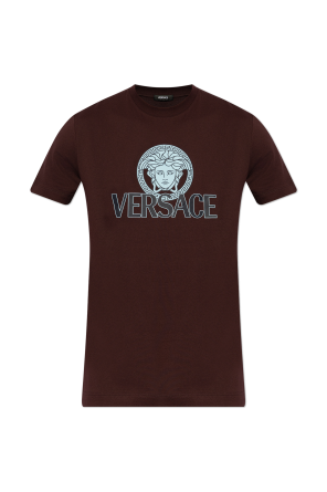 1978 Re-Edition Logo T-Shirt Black | VERSACE US